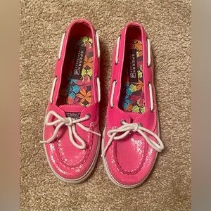 Sperry Kids Sequin Pink Sneakers